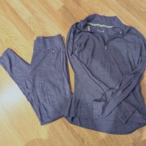 Smartwool Thermal Pants & Zip Top